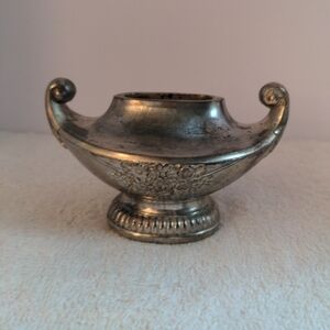 Elegant Silver Decorative Vase